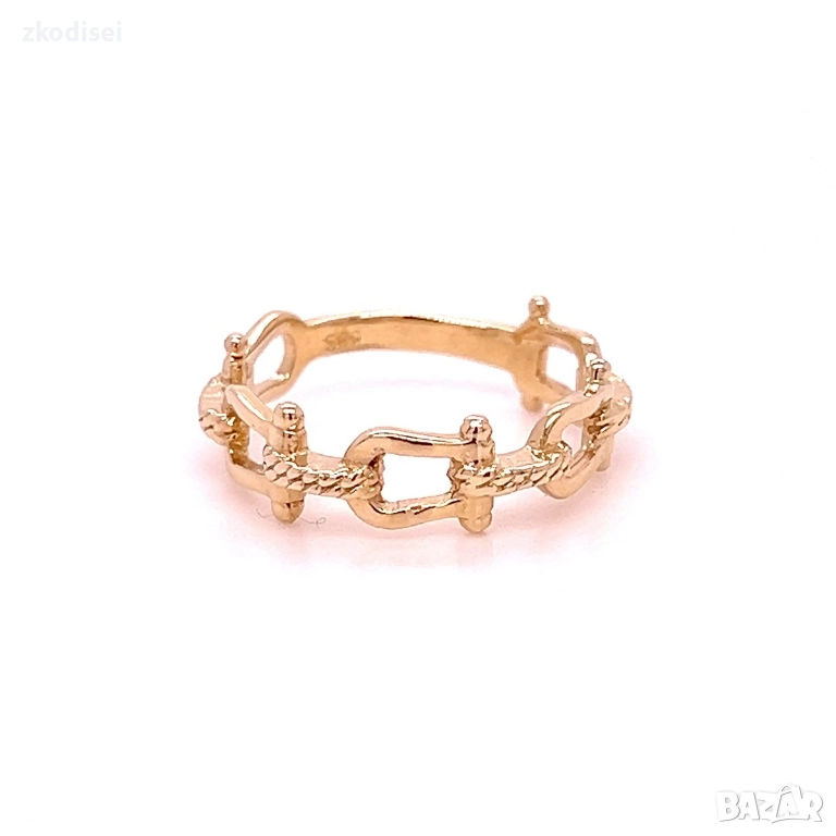 Златен дамски пръстен Cartier 2,31гр. размер:53 14кр. проба:585 модел:34532-1, снимка 1