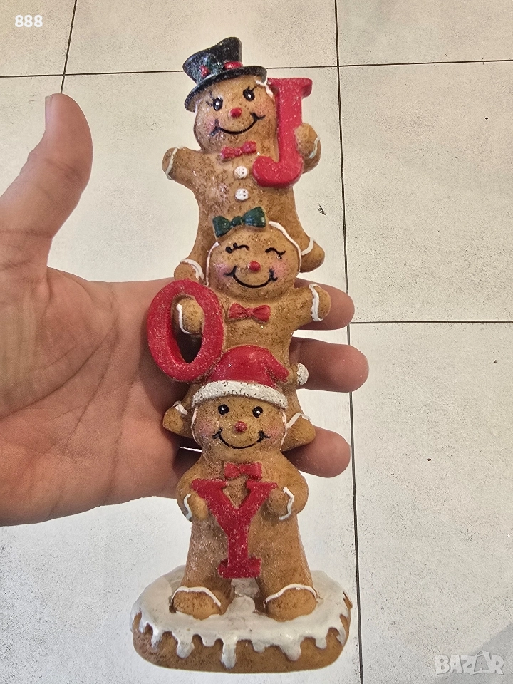 коледни фигурки джинджифилови човечета , снимка 1