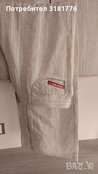 Дамски панталон от лен., снимка 1
