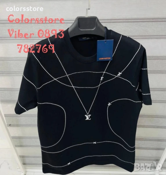 Мъжка Черна тениска Louis vuitton/IM115c, снимка 1