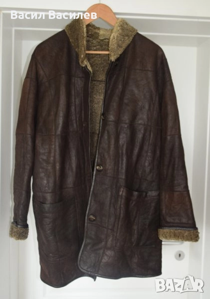 CHRIST дамски кожух, кожено палто естествена кожа, снимка 1