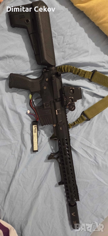 DELTA ARMORY AR15 ИДВА С БЪРЗОМЕР (НАПРАВЕНА/ЪПГРЕЙДНАТА)260€ 510 лв, снимка 1