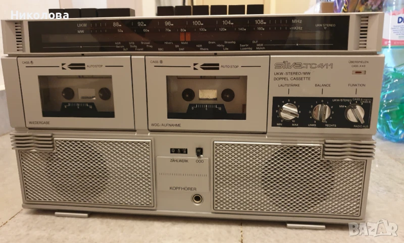 Продавам касетофон SILVA TC 411, за профилактика , снимка 1