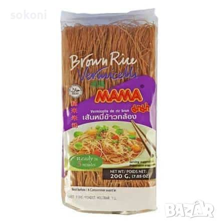 Mama Whole Grain Rice Vermicelli / Мама Фиде от Пълнозърнесто ориозово брашно 200гр, снимка 1