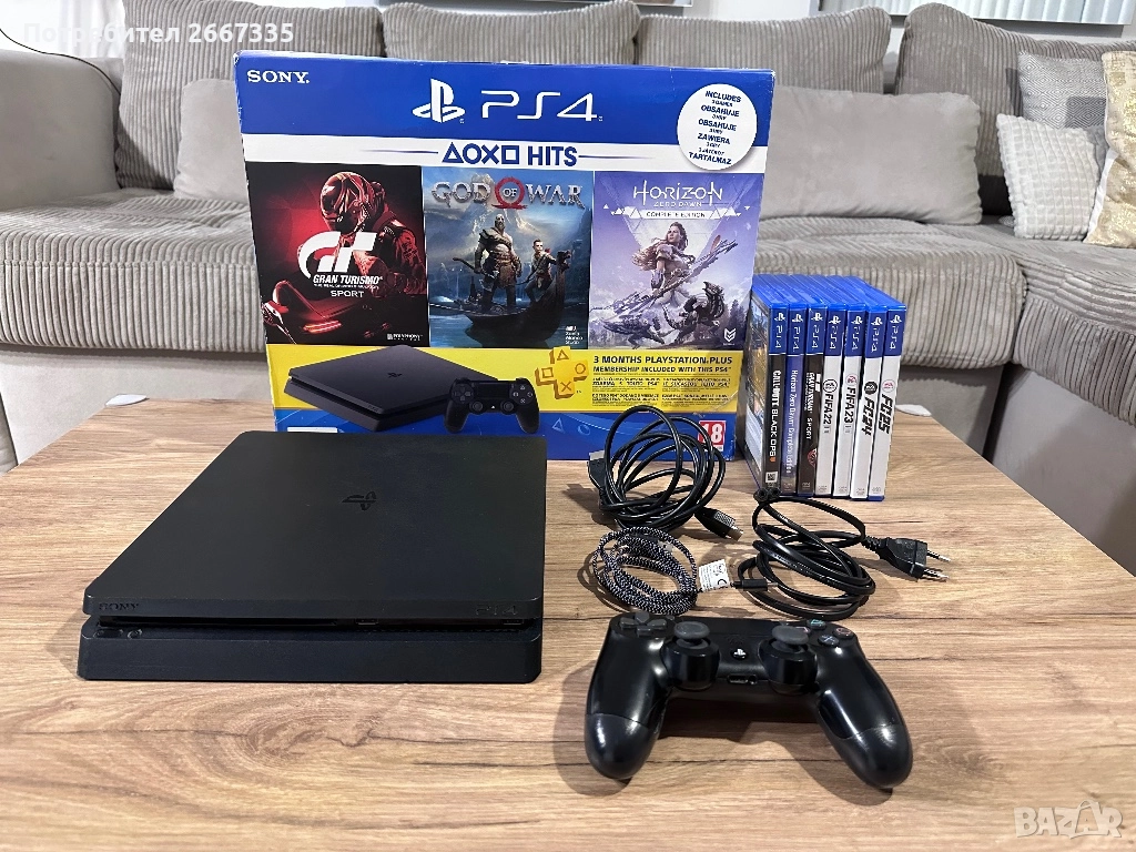 Sony Playstation 4 (PS4) и 7 игри, снимка 1
