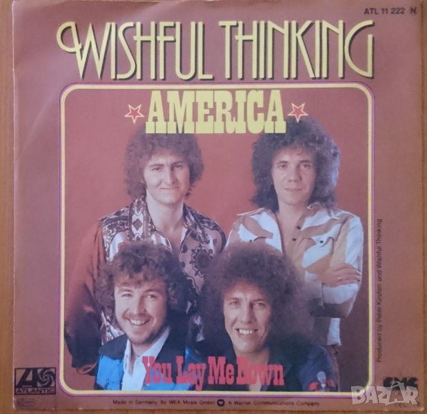 Грамофонни плочи Wishful Thinking – America 7" сингъл, снимка 1