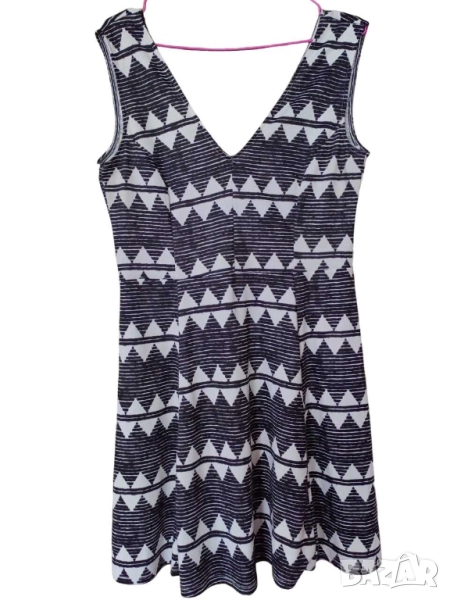Дамска лятна рокля H&M, 98% полиестер, 2% еластан, L, снимка 1