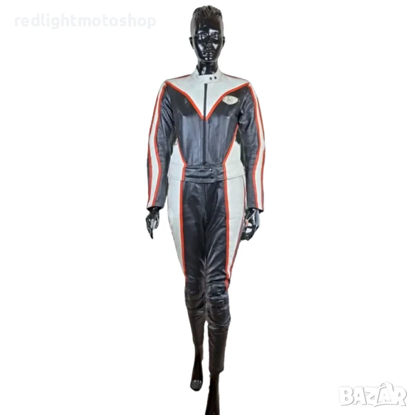 📌 5257 Дамски кожен мото екип от две части | Размер 42 | 150 лв, снимка 1