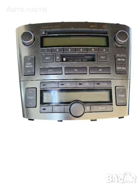 CD плеър с управление климатроник Toyota Avensis II, ОЕМ 86120-05080, снимка 1