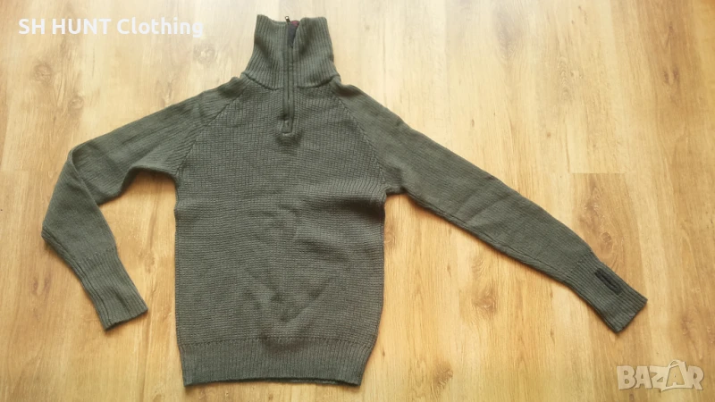 ULVANG Half Zip Sweater 100% Wool размер S / M пуловер 100% Вълна - 1328, снимка 1