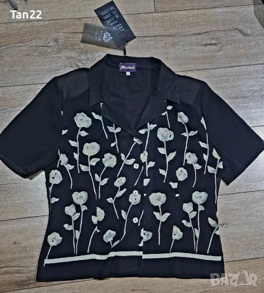 Дамска копринена риза, снимка 1