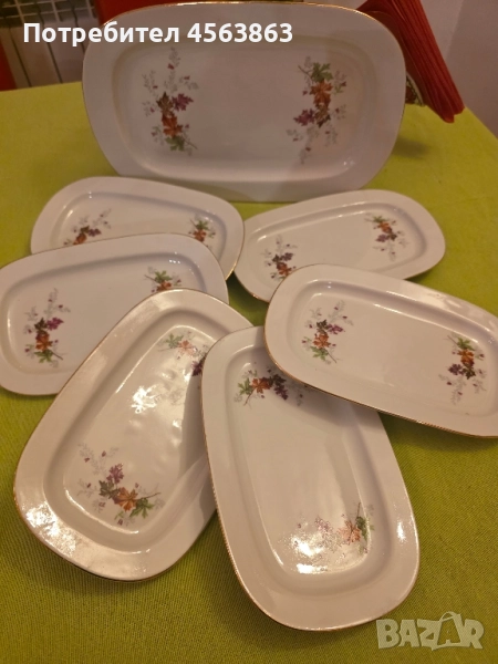 Порцеланов сервиз за ордьовър, снимка 1