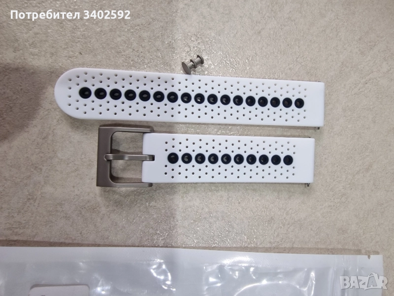 Силиконова каишка 20мм, снимка 1