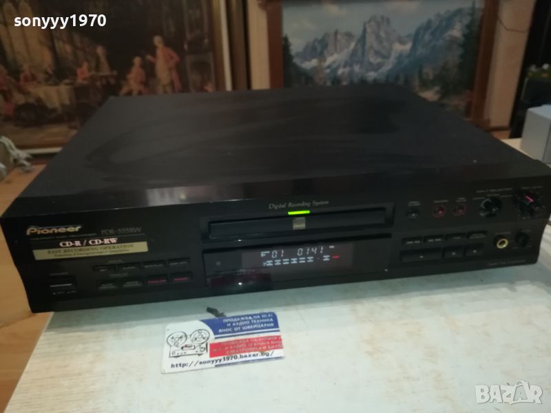 PIONEER PDR-555RW CD RECORDER-MADE IN JAPAN 2705241146, снимка 1