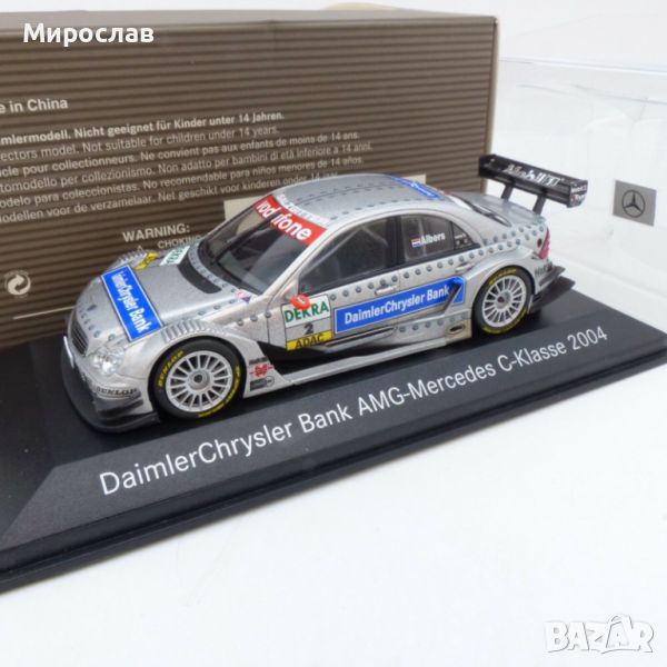 1:43 Minichamps MERCEDES BENZ C-Klasse AMG КОЛИЧКА МОДЕЛ, снимка 1