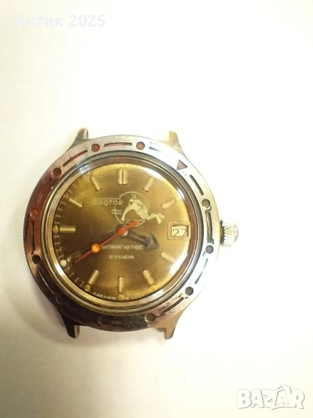 Часовник Восток антимагнитен, 21 камък, ръчно навиване (СССР), снимка 1