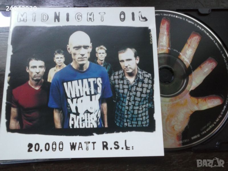 Midnight Oil – 20,000 Watt R.S.L. оригинален диск, снимка 1