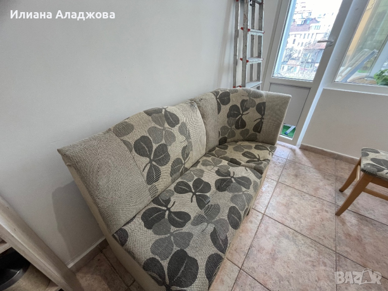 Ъглов модулен диван с ракла, стол, снимка 1
