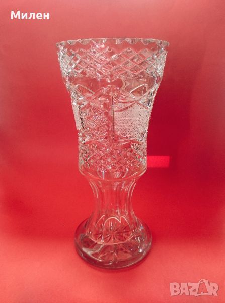 Красива кристална ваза, снимка 1