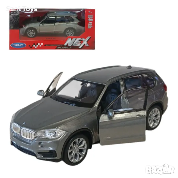 Метална кола Welly NEX - BMW X5, 1:34, снимка 1