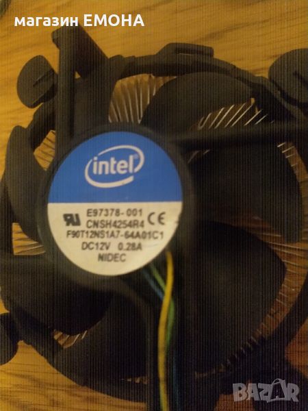 CPU охладител Intel E97378-001 LGA1150 LGA1151 LGA1155 LGA1156 за процесор, снимка 1