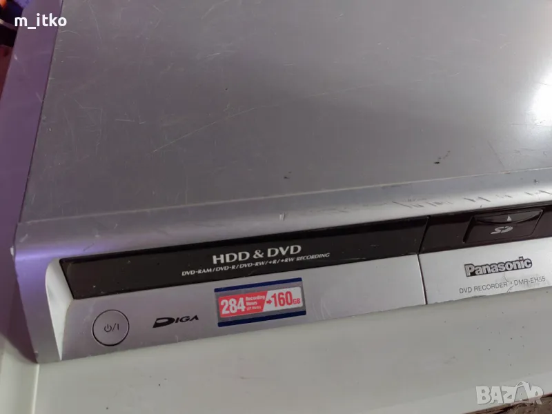 Panasonic DMR-EH55 DVD рекордер 160GB HDD PAL , снимка 1