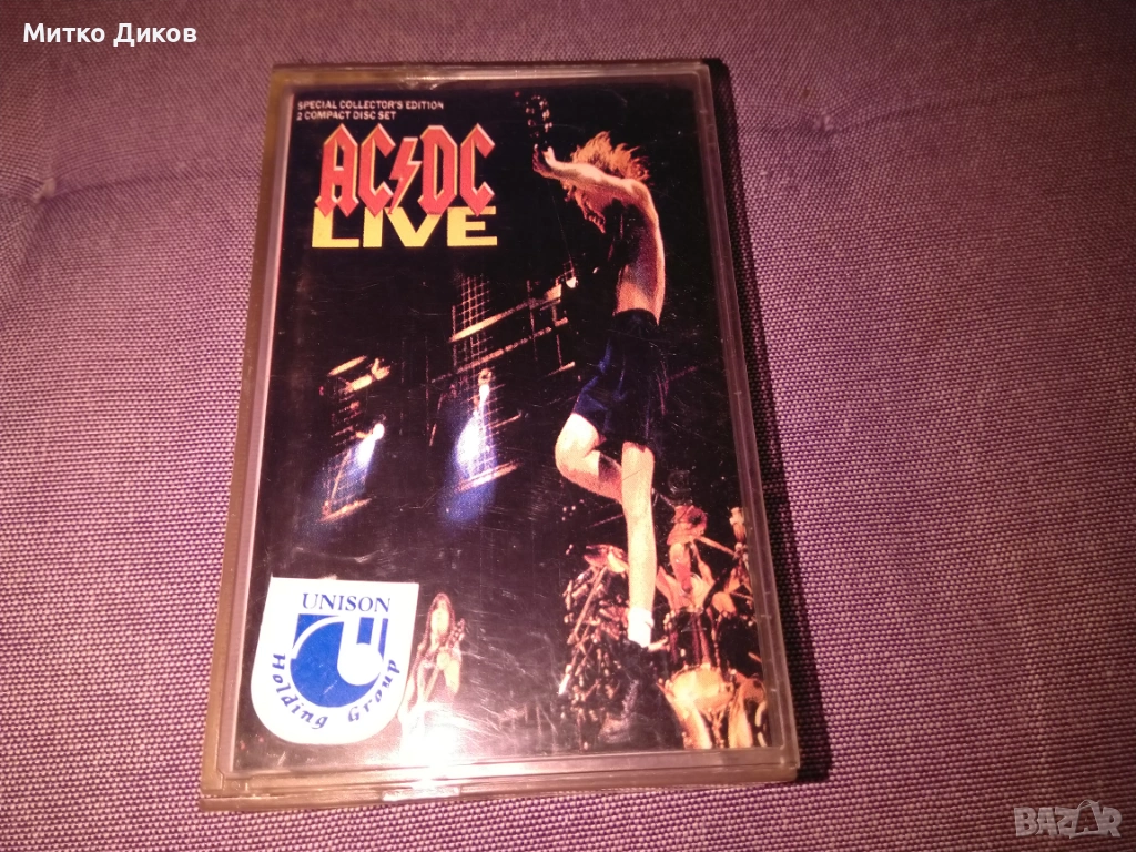 AC/DC ‎- Live аудио касета, снимка 1