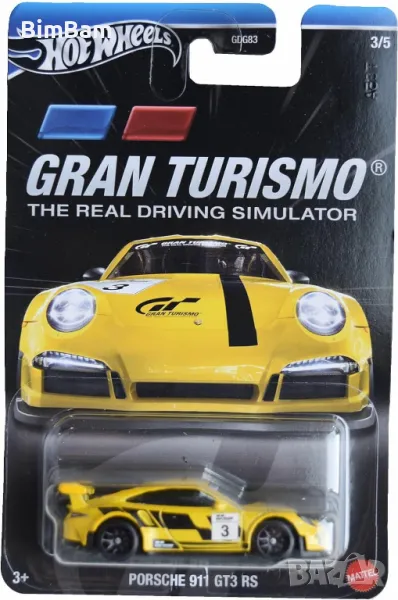 Оригинална количка Hot Wheels Gran Turismo Porsche 911 GT3 RS, снимка 1