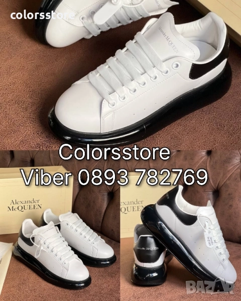 Мъжки бели кецове Alexander McQueen/BR84p, снимка 1