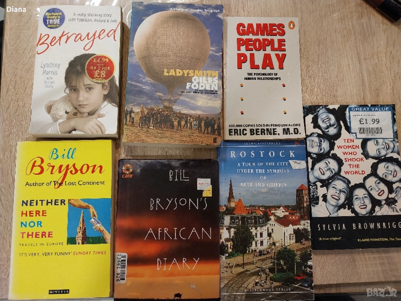 7 книги на английски за 7лв или 2лв за брой , снимка 1