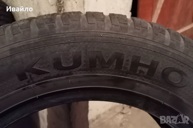Продавам 2 броя зимни гуми 195.65.15 дот 2019 KUMHO , снимка 3 - Гуми и джанти - 52532031