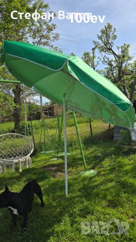 Градински чадър с чупещо рамо и UV защита, снимка 6 - Градински мебели, декорация  - 45694373