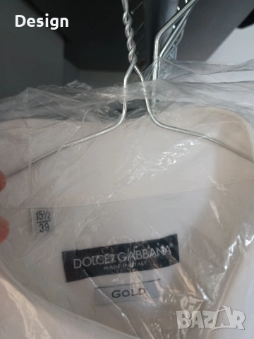 Оригинална бяла риза Dolce&Gabbana Gold , снимка 6 - Ризи - 54017219