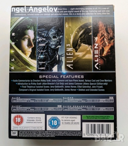 Alien Anthology Blu-ray Box Set 4-Disc Collection, снимка 2 - Blu-Ray филми - 53502245