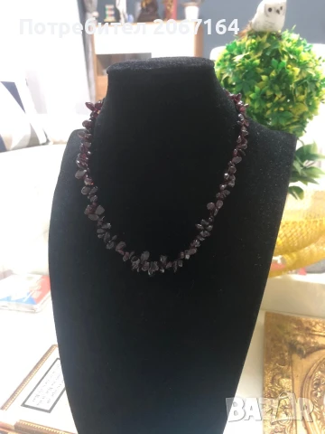 Колие от гранат , снимка 3 - Колиета, медальони, синджири - 50886013