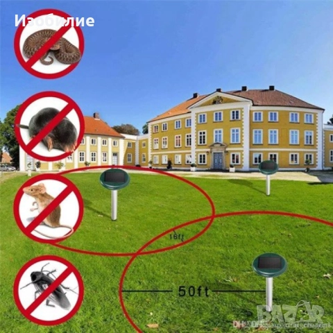 Solar1 уред за борба с гризачите от пластмаса тегло 0.635 кг TV1, снимка 5 - Градинска техника - 52329062