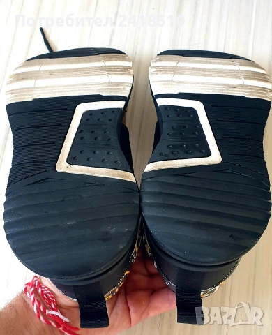 Versace Jeans Couture Mens Size 42 /27 см UK 7.5 US 8.5 ОРИГИНАЛ! Мъжки спортни - обувки !, снимка 9 - Спортно елегантни обувки - 53736668