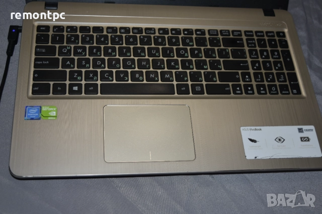 ASUS X540N 4 ядрен процесор видео карта SSD Full HD - раница, снимка 3 - Лаптопи за игри - 52875207
