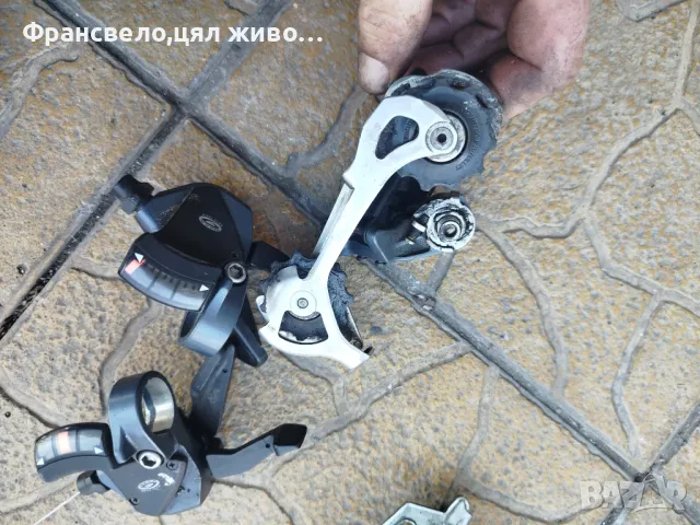 Сет 27 скорости за велосипед колело Shimano deore lx , снимка 4 - Части за велосипеди - 48364188