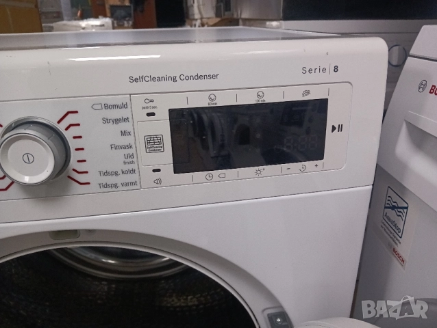 Комплект пералня и сушилня с термопомпа Бош Bosch Serie 8 A+++ 8кг Mede in Germany Гаранция!, снимка 8 - Перални - 52474766