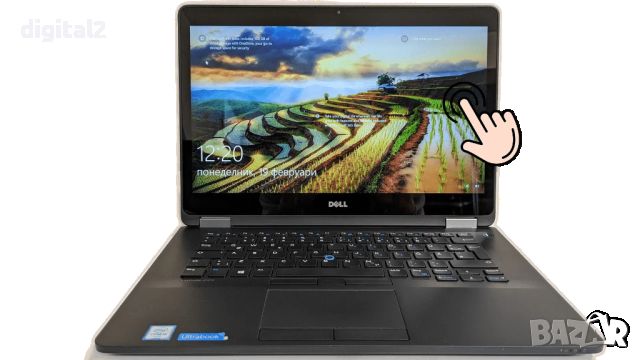 Dell Latitude E7470 14" Core i7-3.40Ghz 16GB DDR4 NvMe SSD 2г.Гаранция, снимка 11 - Лаптопи за работа - 45430095