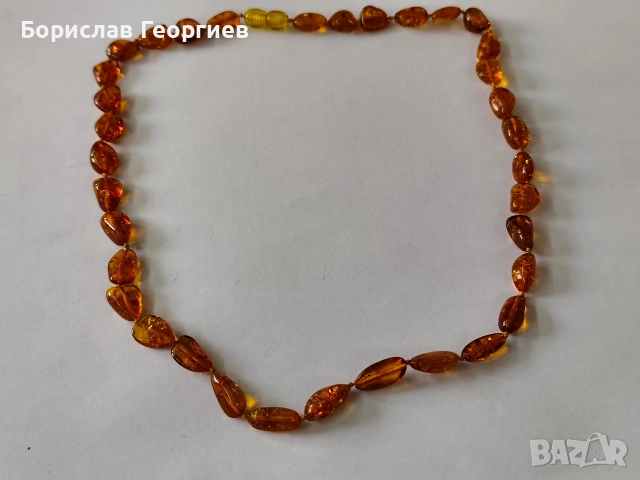 Кехлибарен гердан кехлибар, снимка 4 - Колиета, медальони, синджири - 52835870