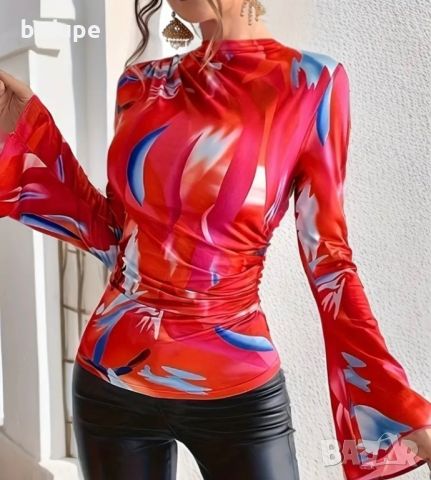 Дамска блуза , снимка 1 - Блузи с дълъг ръкав и пуловери - 45254280