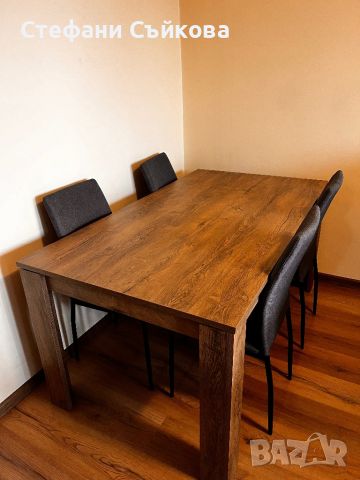 Маса с 4 стола, снимка 1 - Маси - 46036818