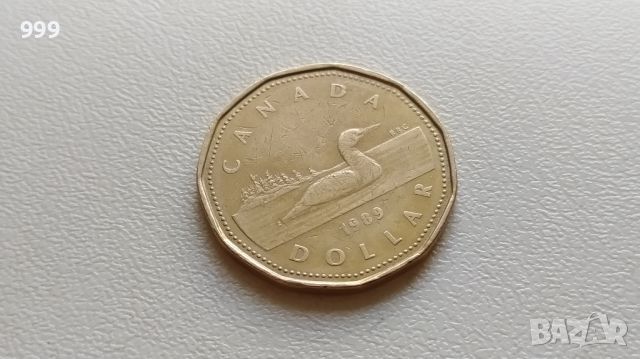 1 долар 1989 Канада, снимка 1 - Нумизматика и бонистика - 45436940