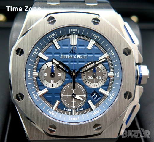 Audemars Piguet Royal Oak Offshore Chronograph 42mm Steel Blue Dial Различни Варианти, снимка 3 - Мъжки - 52999025