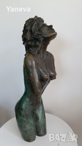 " Целувката " , бронзова, авторска скулптура. , снимка 10 - Статуетки - 53670605