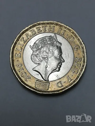 лот 4 монети от 1 паунд различни години, снимка 5 - Нумизматика и бонистика - 48501508