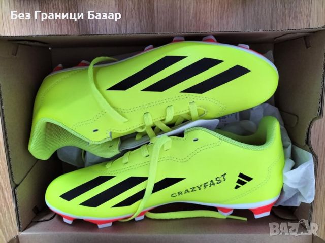 Нови Adidas X Crazyfast.4 за деца Дишащи и гъвкави маратонки бутонки за спорт, снимка 8 - Маратонки - 45841411