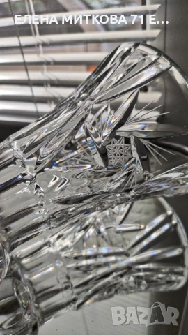 Масивна кристална ваза, снимка 7 - Вази - 53774387